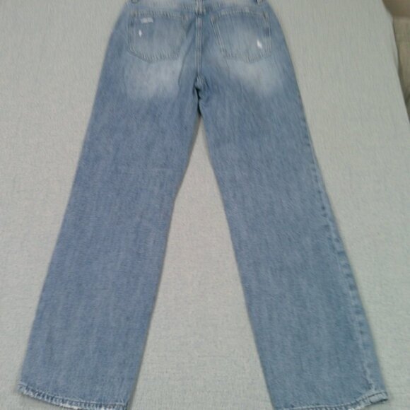 Pistola Jeans Womens 26 Charlie High Rise Distressed Light Wash Button Fly - Picture 10 of 11